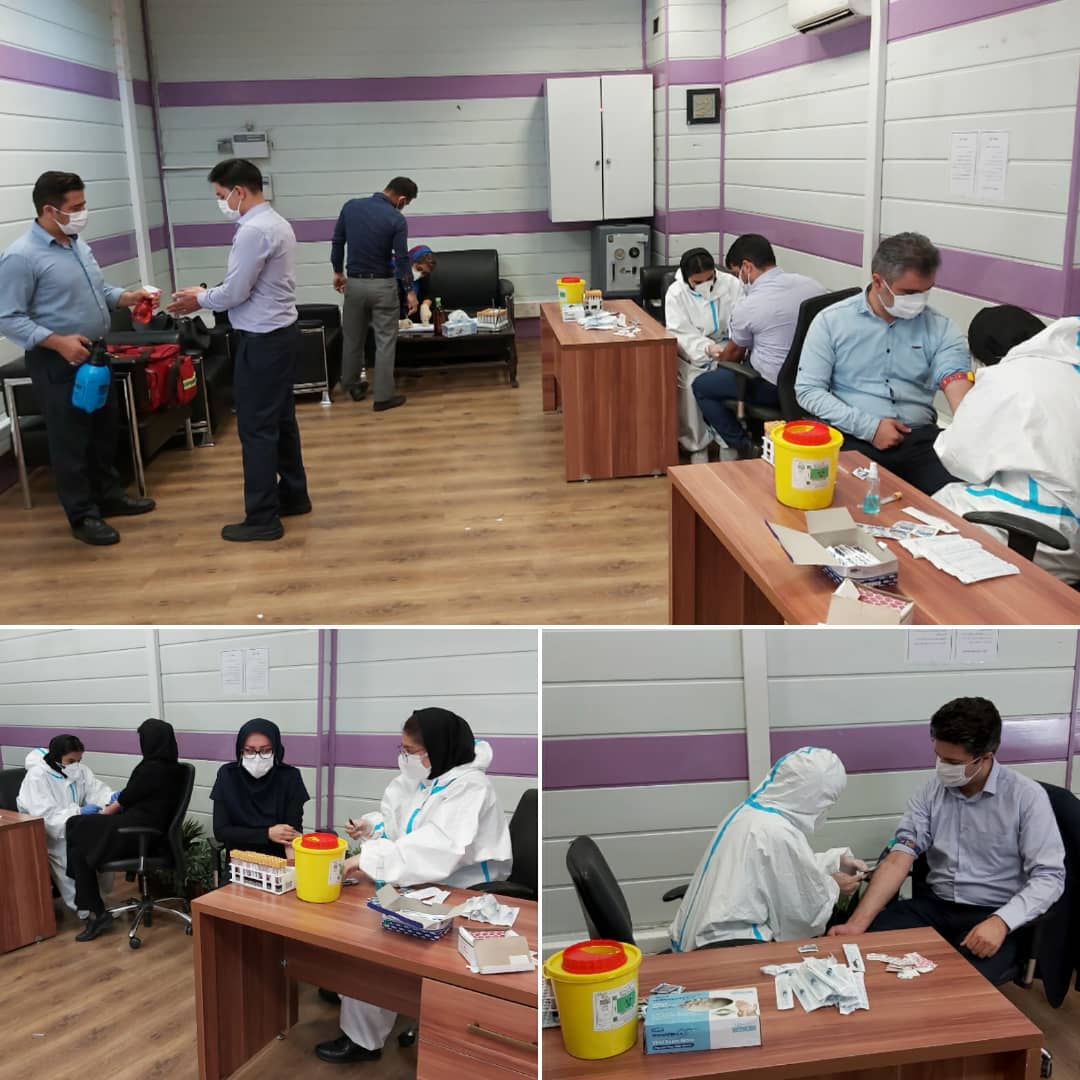 سنجش سلامت و آزمایش کرونا برای پرسنل بیمه آرمان اجرایی شد