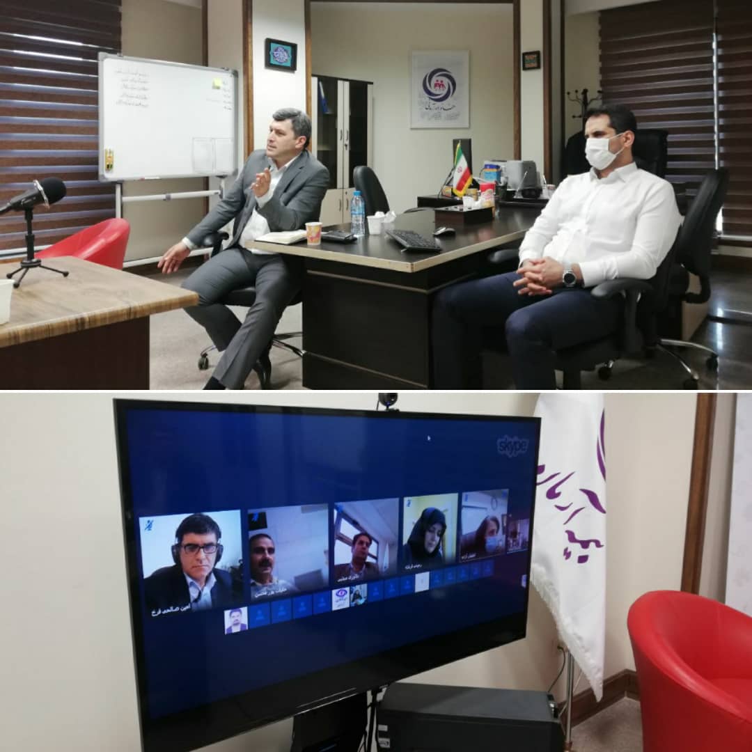 برگزاری جلسه آنلاین هماهنگی شعب