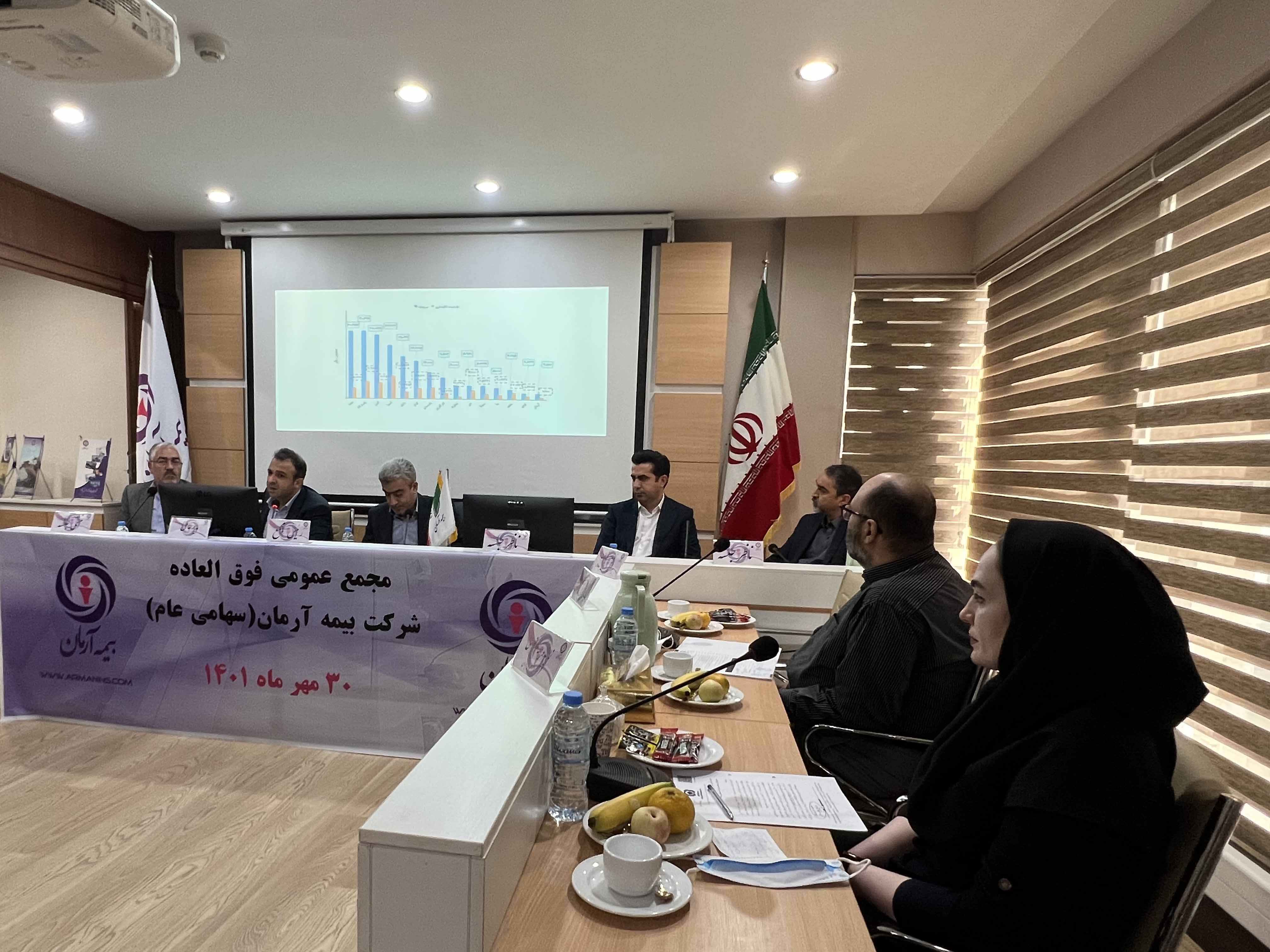 مجمع عمومی فوق العاده شرکت بیمه آرمان (۳۰ مهر ۱۴۰۱) به روایت تصویر