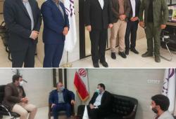بازدید دبیر فراکسیون رسانه و فضای مجازی مجلس از شعبه کرمانشاه بیمه آرمان