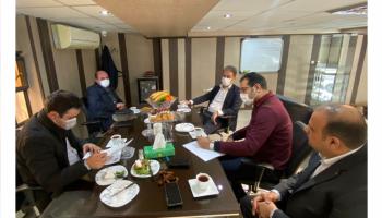 جلسه معاون فروش و بازاریابی با انجمن شرکتهای حمل و نقل استان قزوین