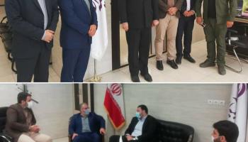 بازدید دبیر فراکسیون رسانه و فضای مجازی مجلس از شعبه کرمانشاه بیمه آرمان