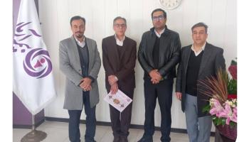 رییس جدید شعبه کرج بیمه آرمان معارفه شد