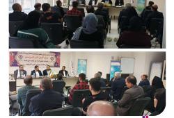 بازدید مدیرعامل و معاونان بیمه آرمان از شعبه ارومیه