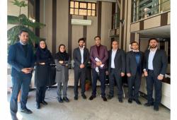 بازدید معاونت فروش و بازاریابی بیمه آرمان از شعبه قزوین