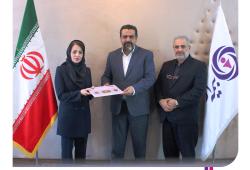 معارفه سرپرست مدیریت بیمه های باربری،هواپیما و کشتی بیمه آرمان