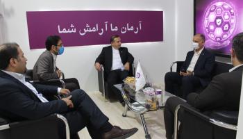 بازدید قائم مقام و معاونین مدیرعامل و مدیران شرکت بیمه آرمان