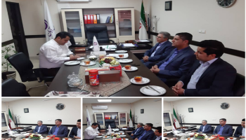 نشست مشترک مدیران شرکت بیمه آرمان و بانک ایران زمین در استان فارس