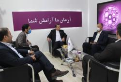 بازدید قائم مقام و معاونین مدیرعامل و مدیران شرکت بیمه آرمان
