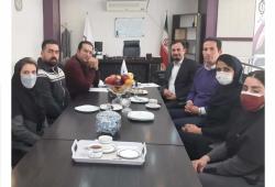 بازدید معاونت فروش و بازاریابی بیمه آرمان از شعبه کرج