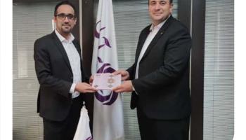 رئیس شعبه غرب تهران بیمه آرمان معارفه شد