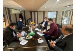 جلسه معاون فروش و بازاریابی با انجمن شرکتهای حمل و نقل استان قزوین