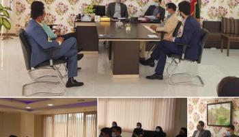 بررسی عملکرد شعبه بندرعباس در بازدید مدیر امور شعب بیمه و توسعه شبکه فروش بیمه آرمان