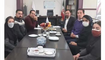 بازدید معاونت فروش و بازاریابی بیمه آرمان از شعبه کرج